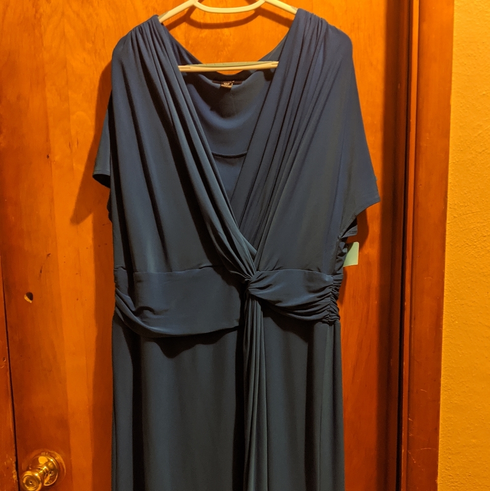 Faux wrap dress